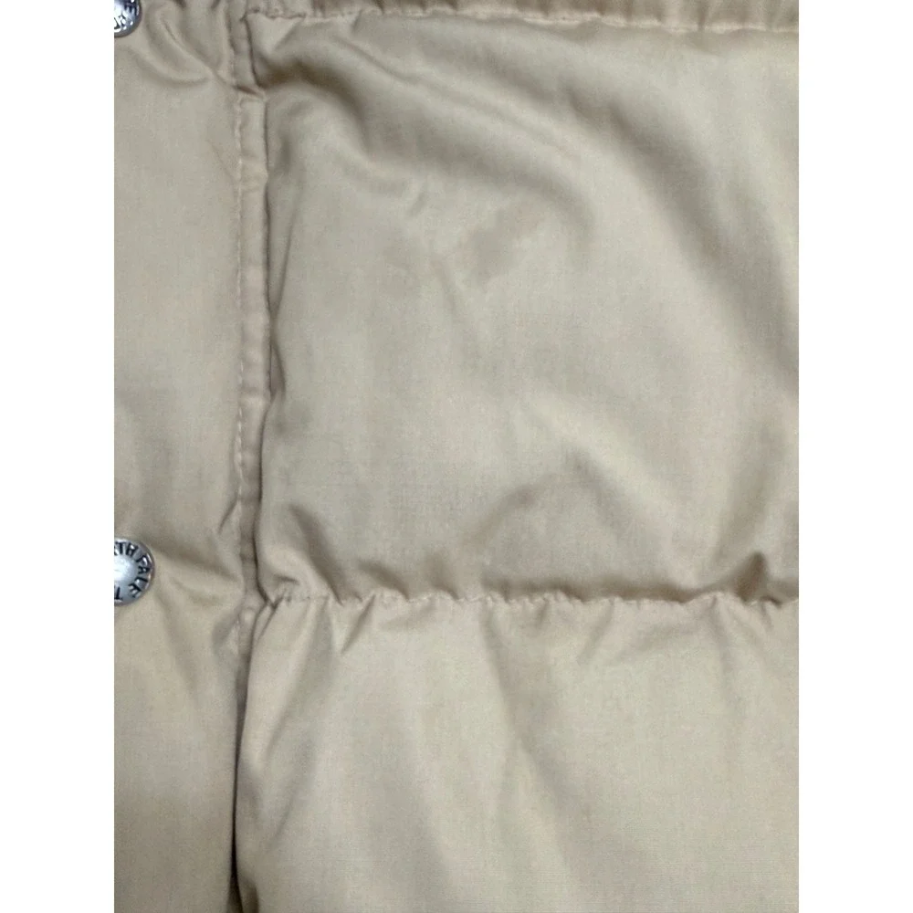 Vintage The North Face Brown Label Down Puffer‎ Jacket Tan Made in USA Medium